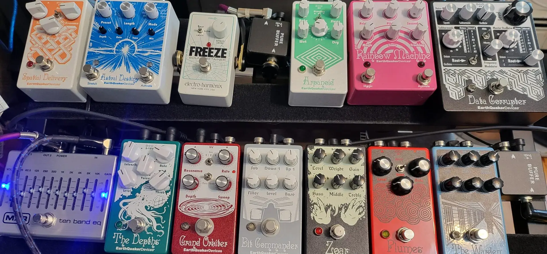 Full pedalboard